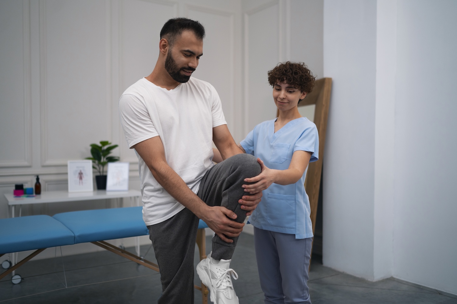 man-visit-rehabilitation-center